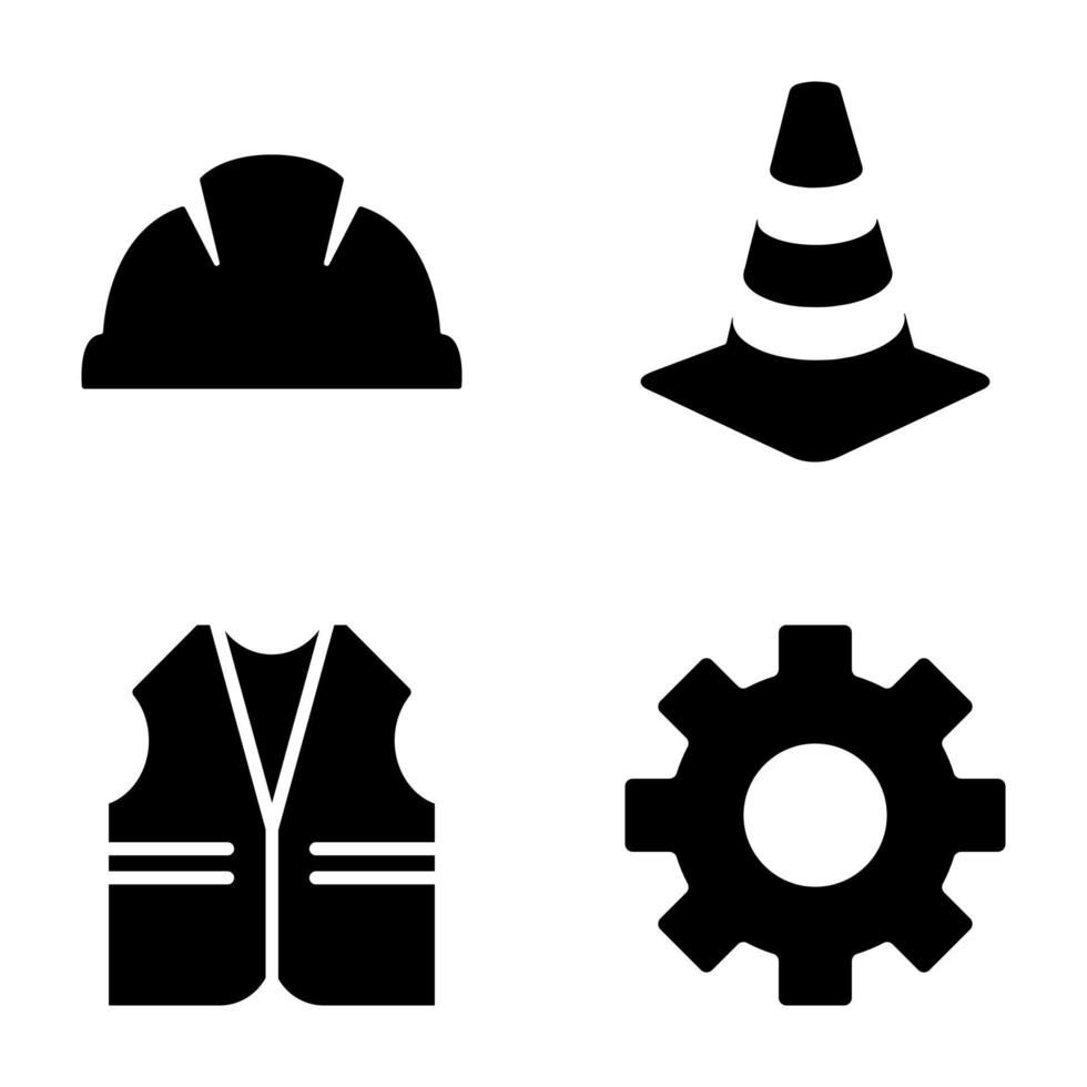 Construction icon vector set. Perfect for icon purposes, construction designs, design complements, and more.