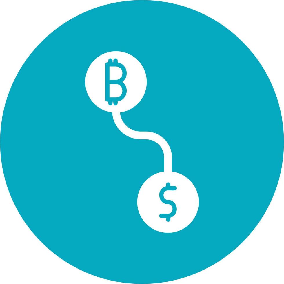 Btc conversion Vector Icon