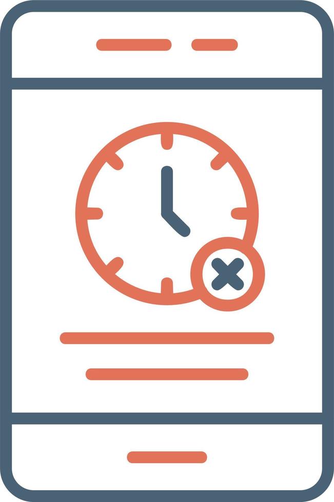 No Time Vector Icon