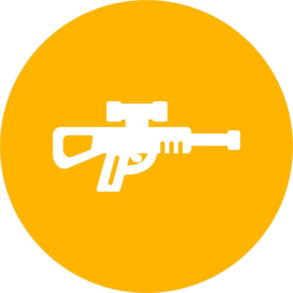 francotirador pistola vector icono