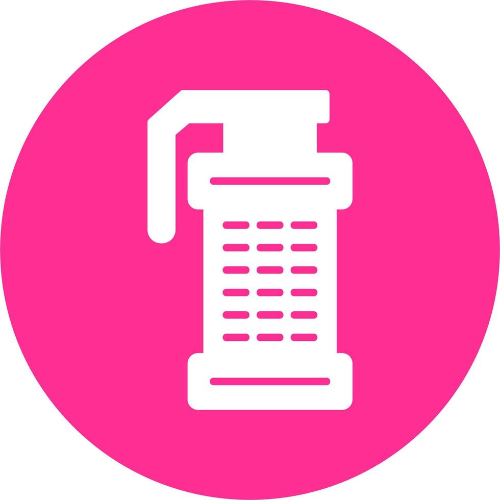 Smoke Grenade Vector Icon