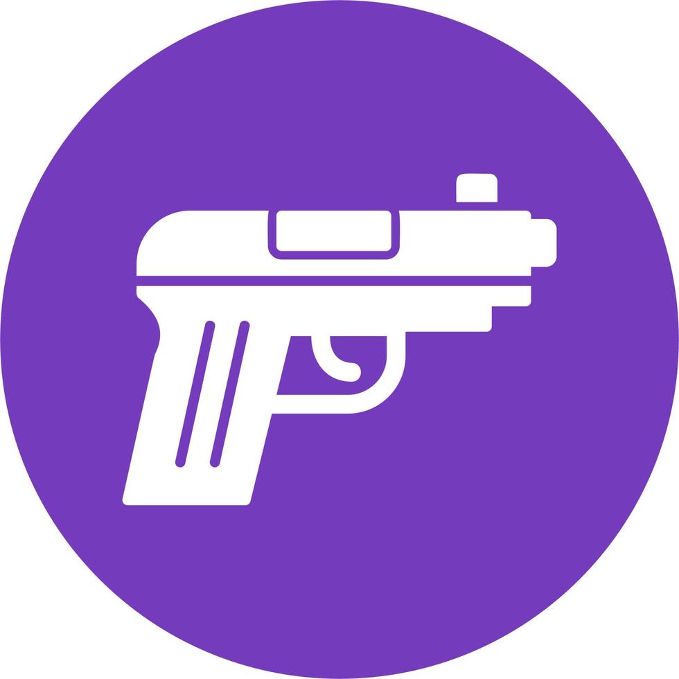 Pistol Gun Vector Icon