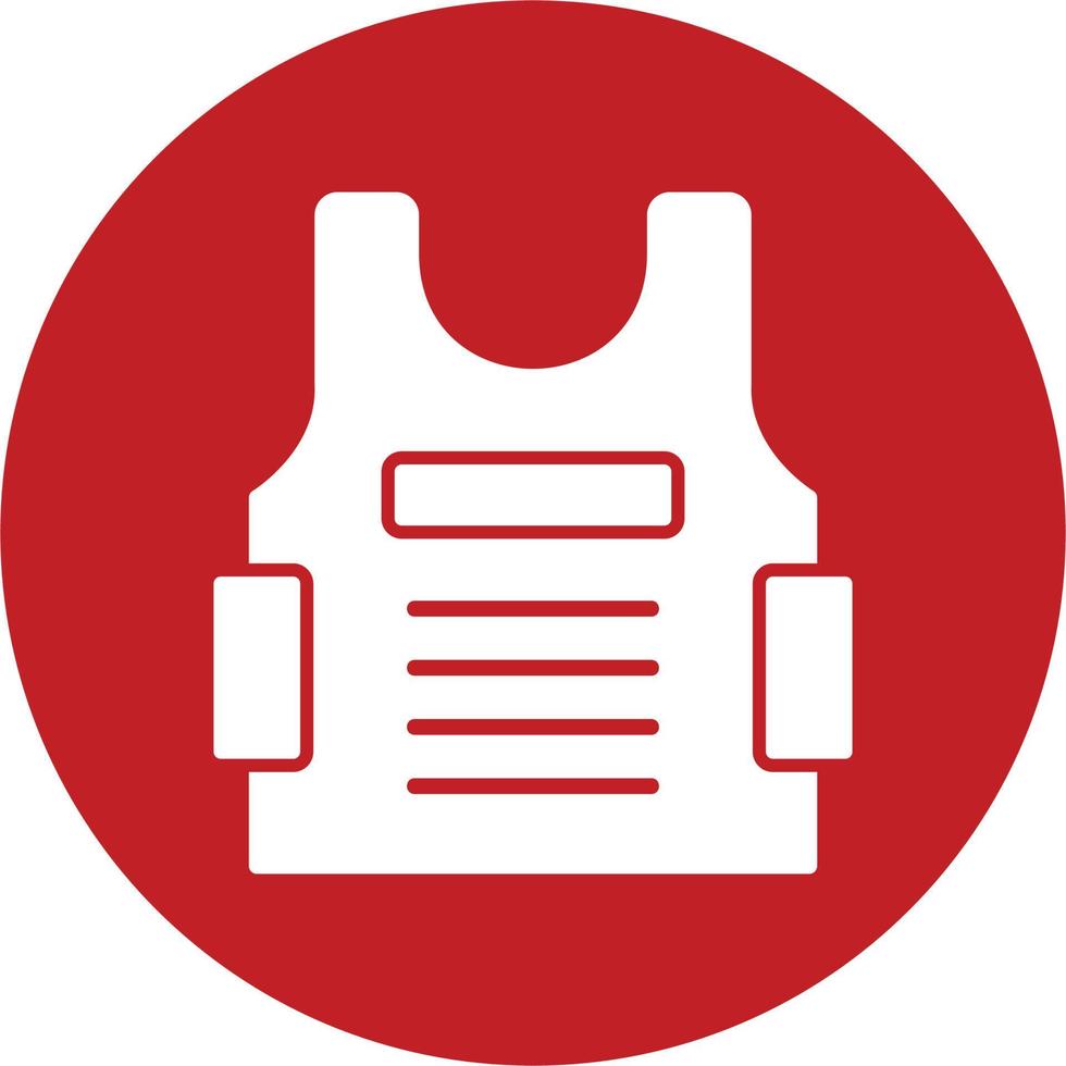 Bulletproof Vest Vector Icon