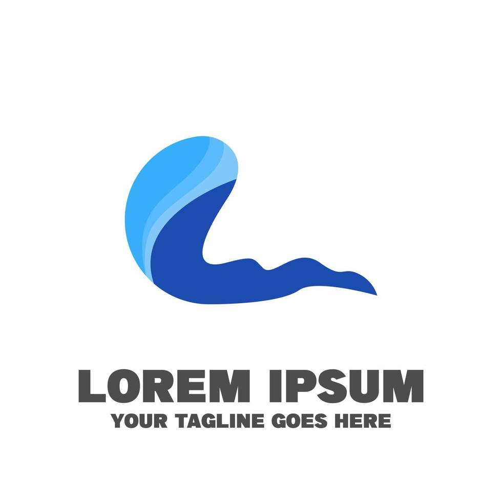 Blue And Ocean Logo vector