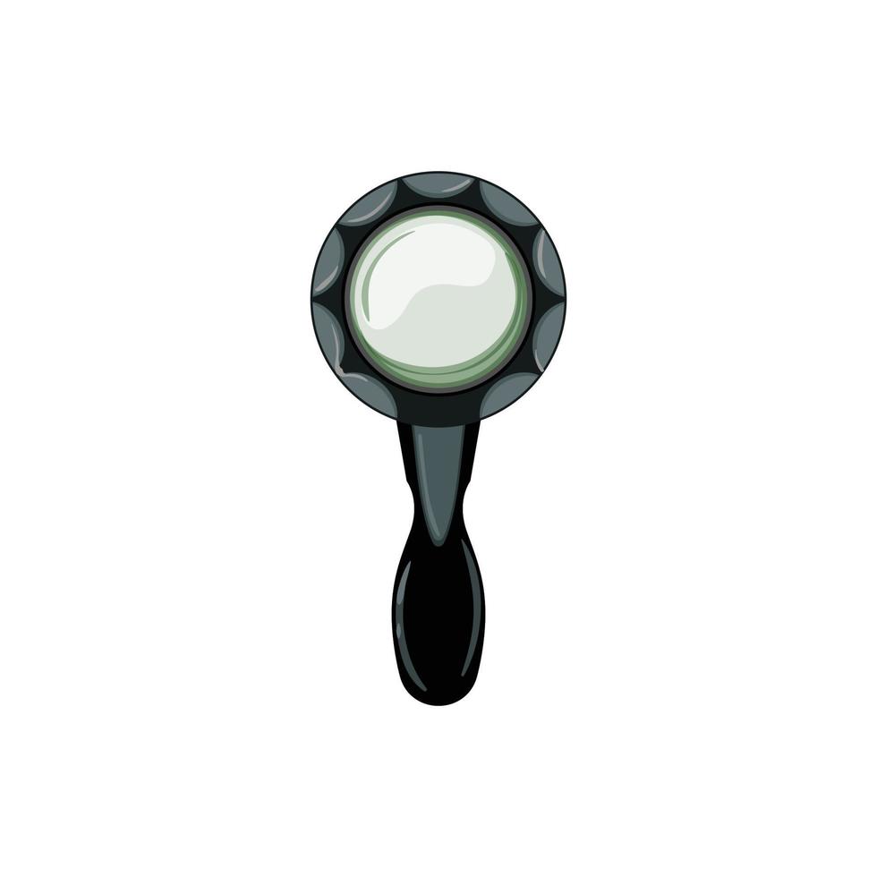 lens magnifying glass cartoon vector illustration