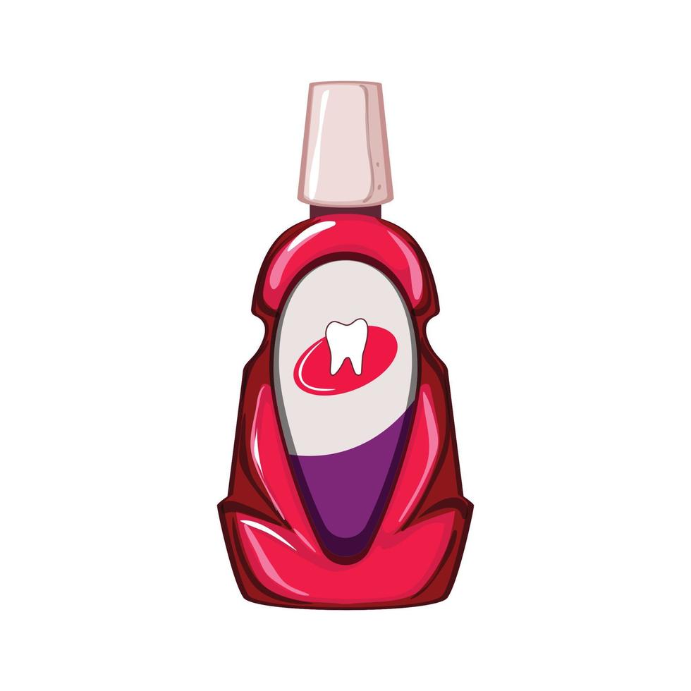 clean mouthwash cartoon vector illustration