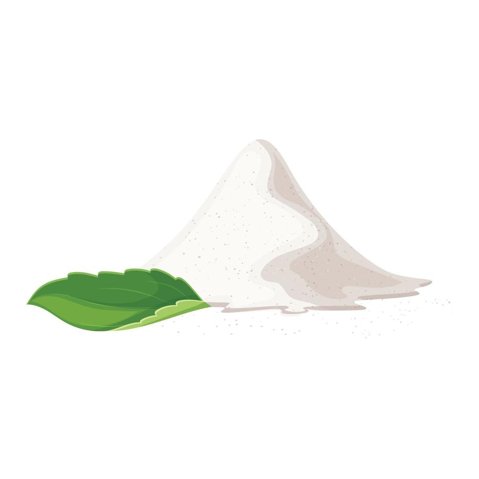 stevia diet cartoon vector illustration