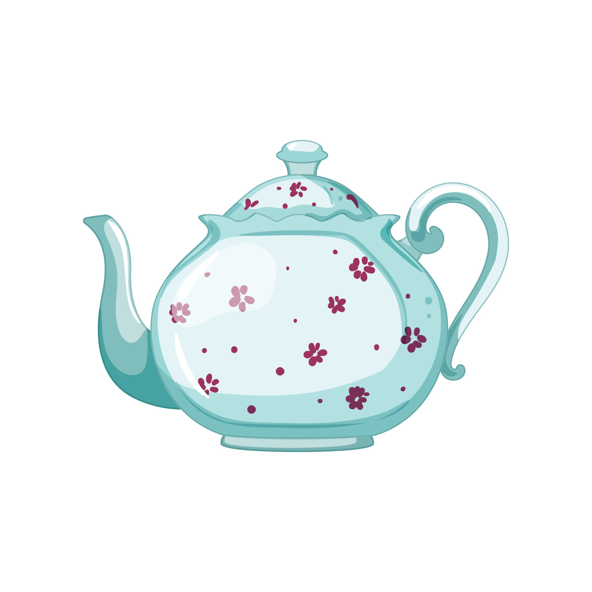 traditional vintage teapot cartoon vector illustration 20294686 Vector Art  at Vecteezy