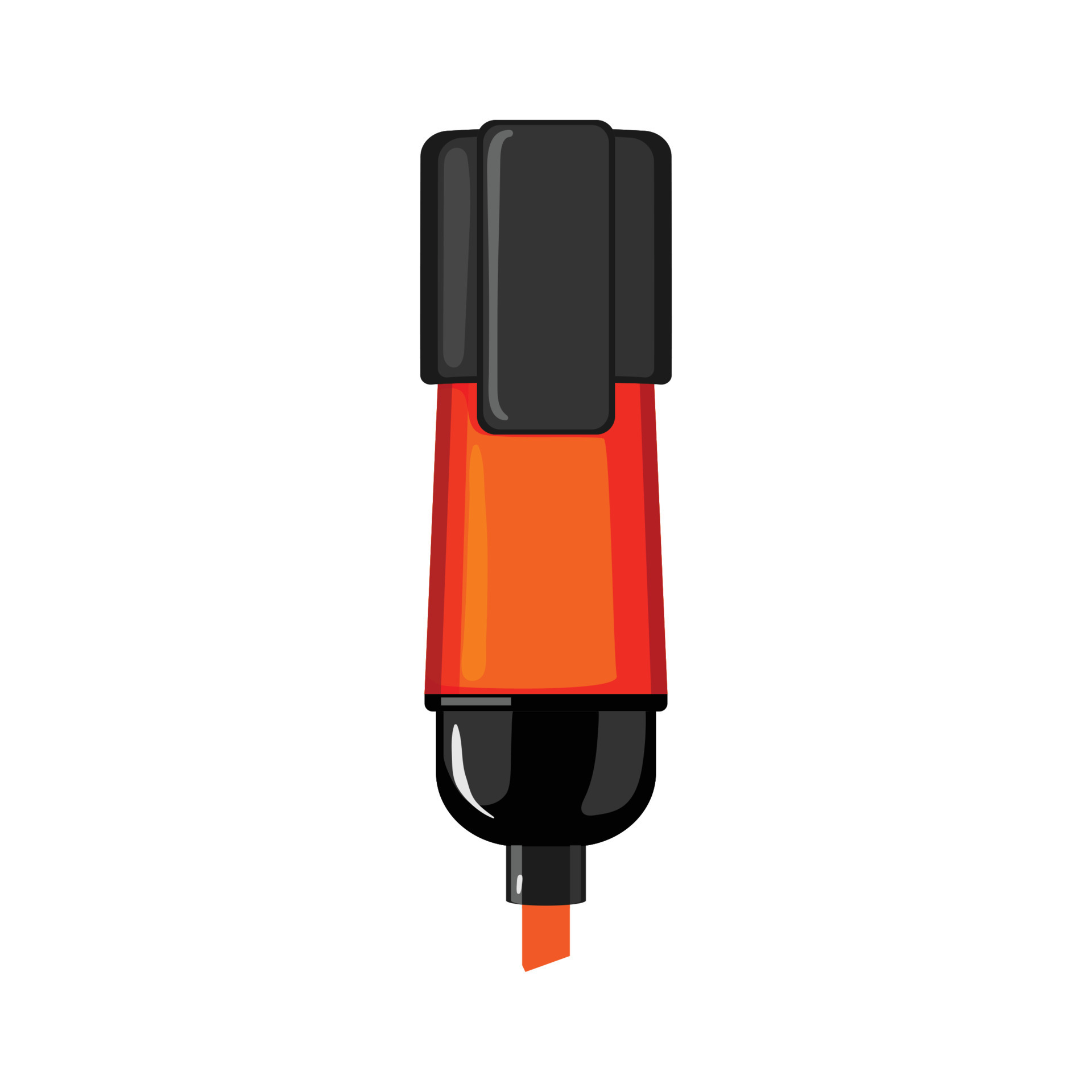 tool highlighter cartoon vector illustration 20295005 Vector Art at