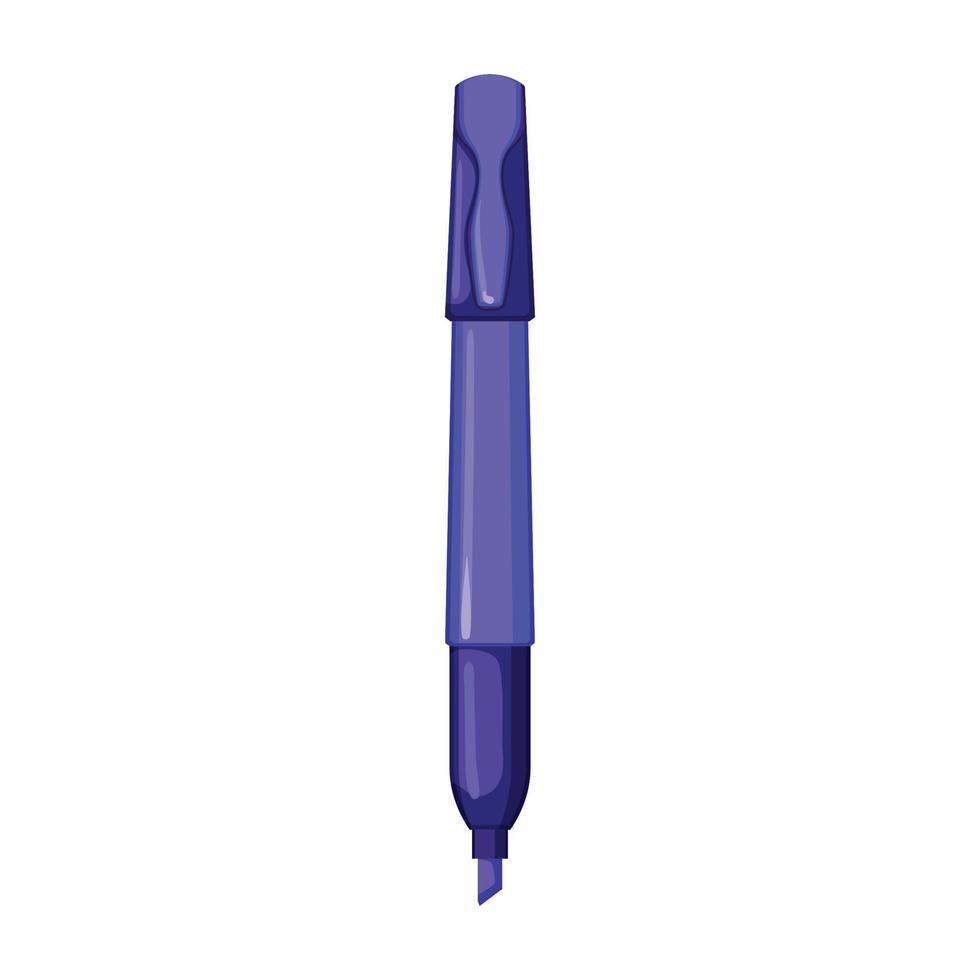 marker highlighter cartoon vector illustration