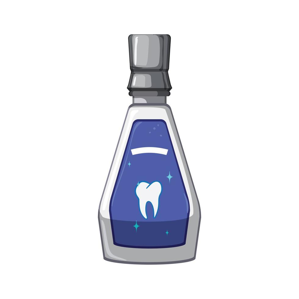 fresh mouthwash cartoon vector illustration