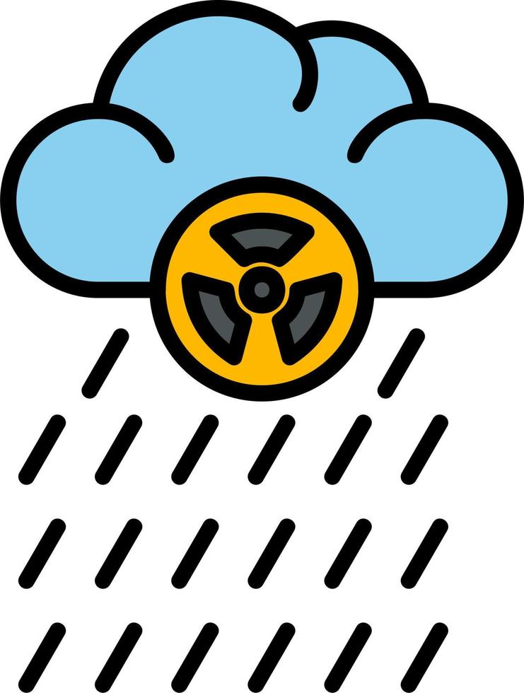 Acid Rain Vector Icon