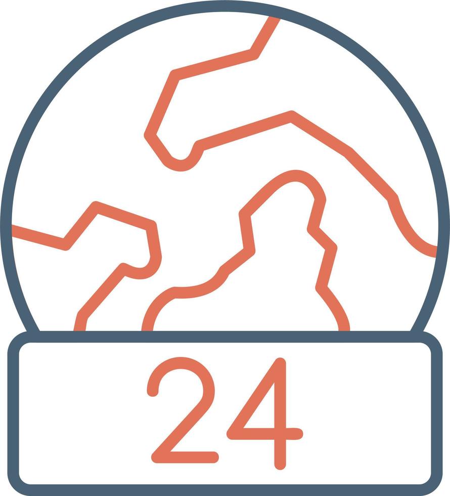 24 Hours Vector Icon