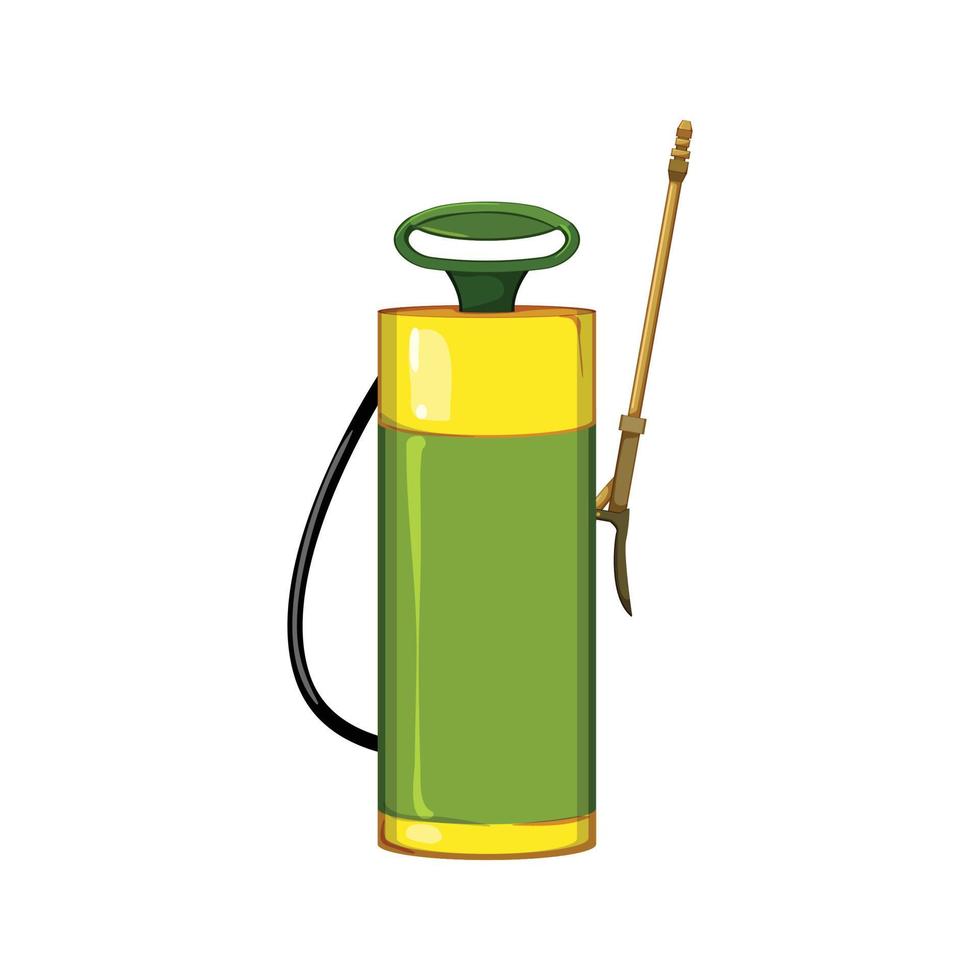 pest garden sprayer cartoon vector illustration