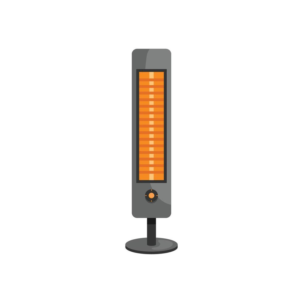 warm heater cartoon vector illustration