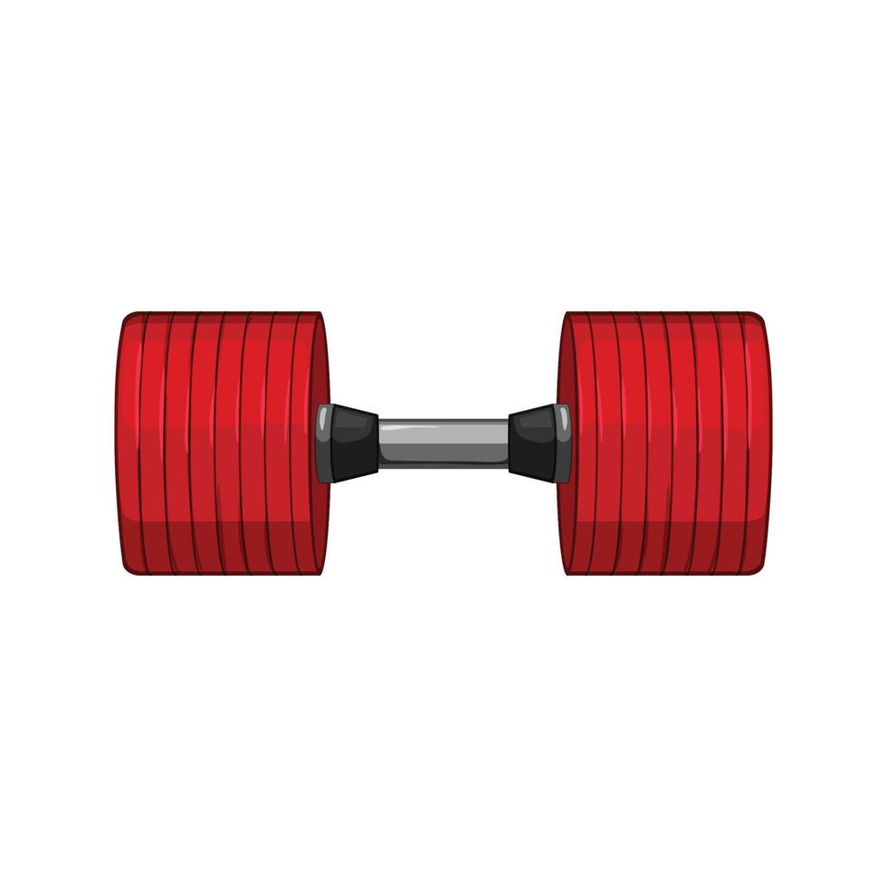 gym dumbbell cartoon vector illustration