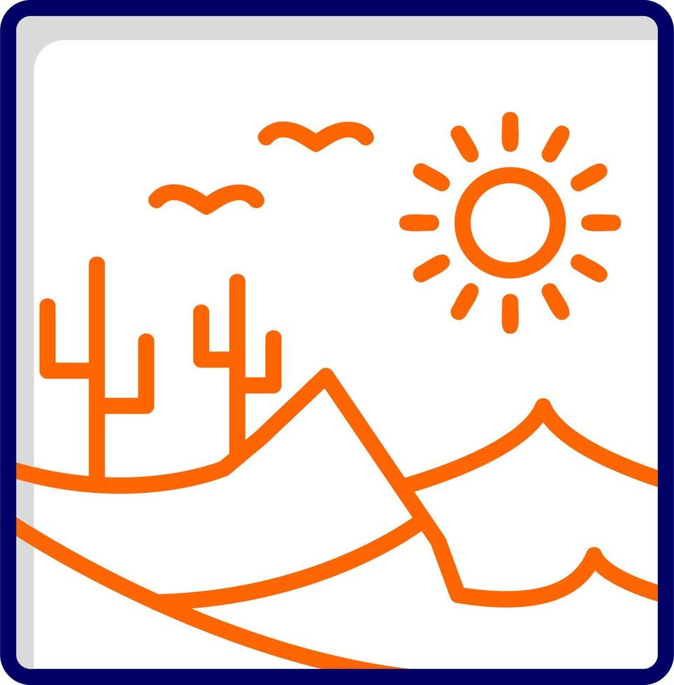 Desert Vector Icon