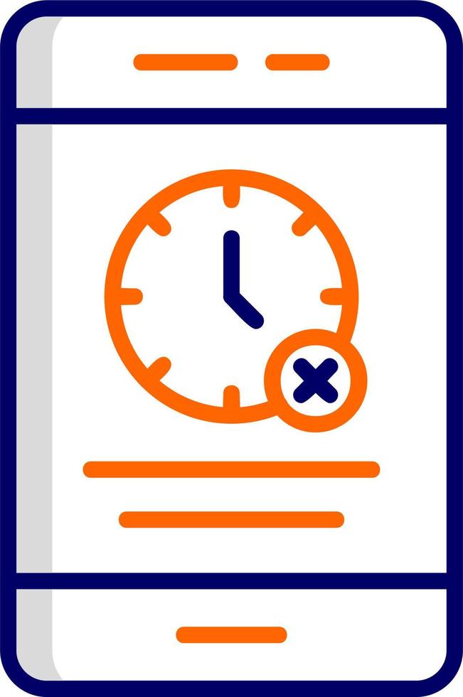 No Time Vector Icon