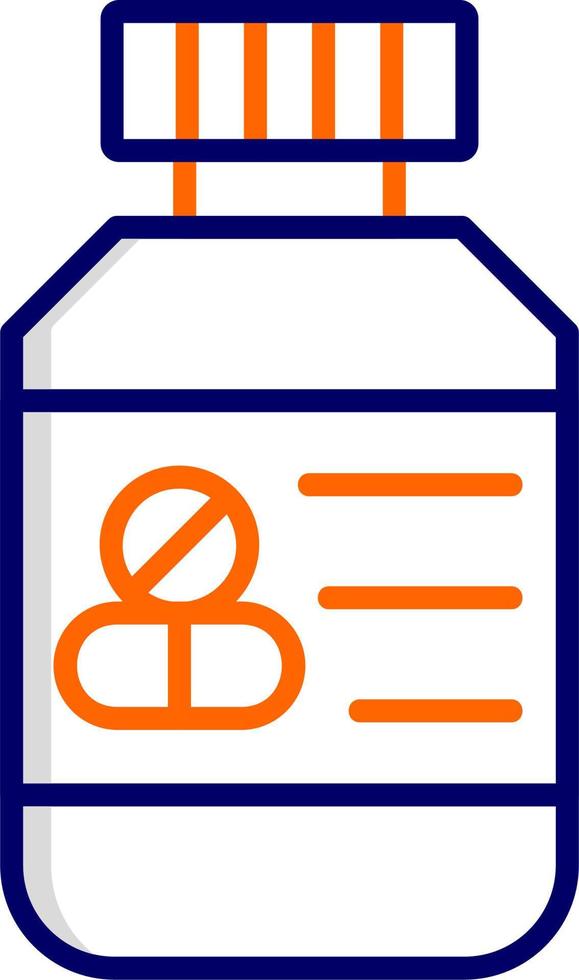 Pills Bottle Vector Icon
