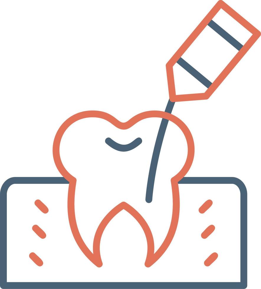 Root Canal Vector Icon