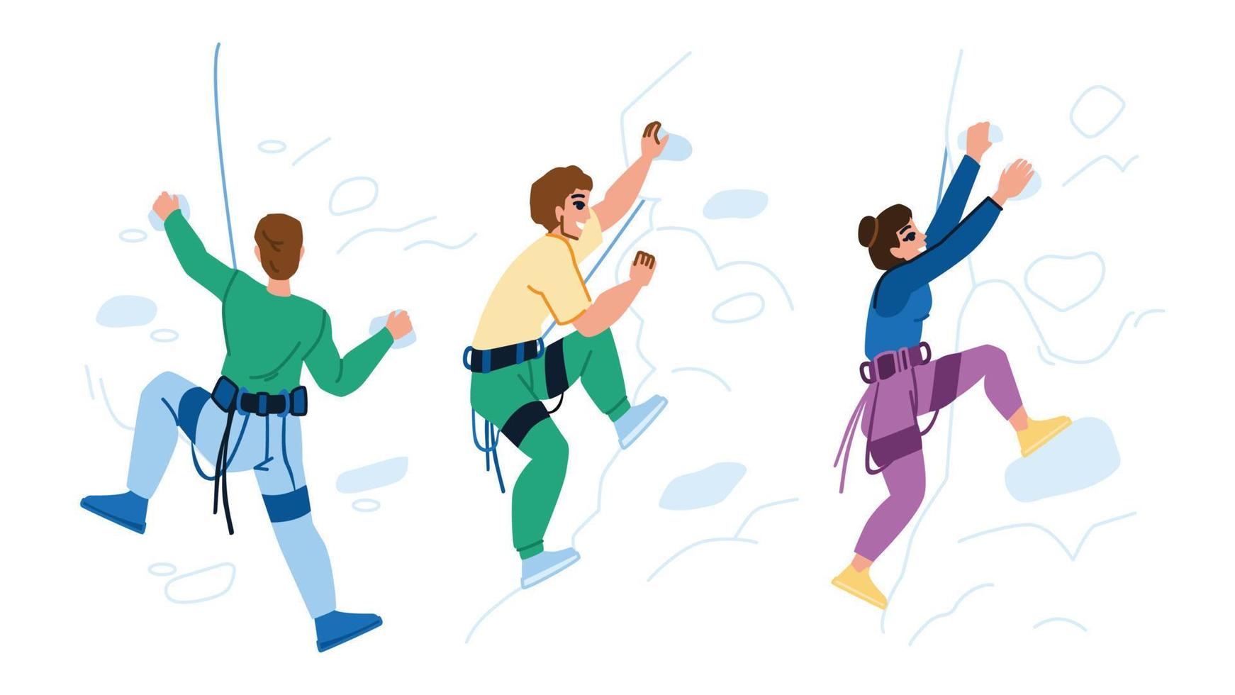 climber adventure vector