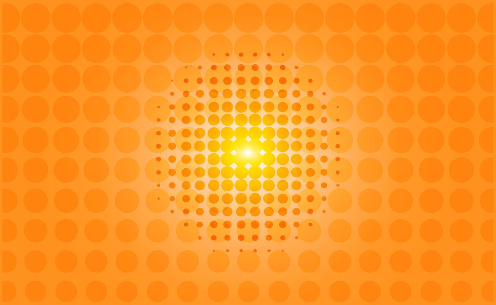 yellow orange abstract dot gradient back ground vector