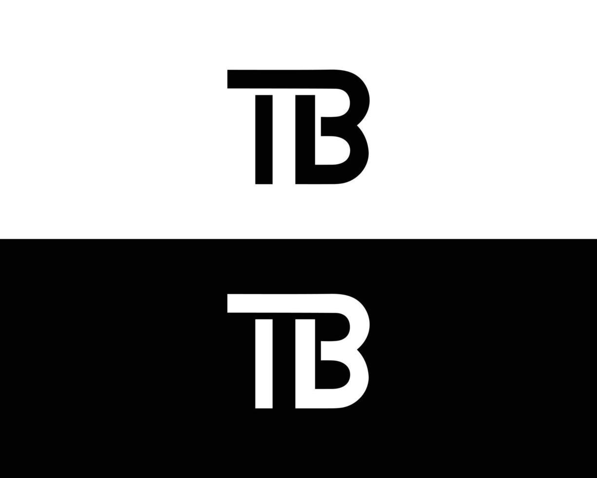 Letter TB Logo Design Monogram Template Vector Symbol.