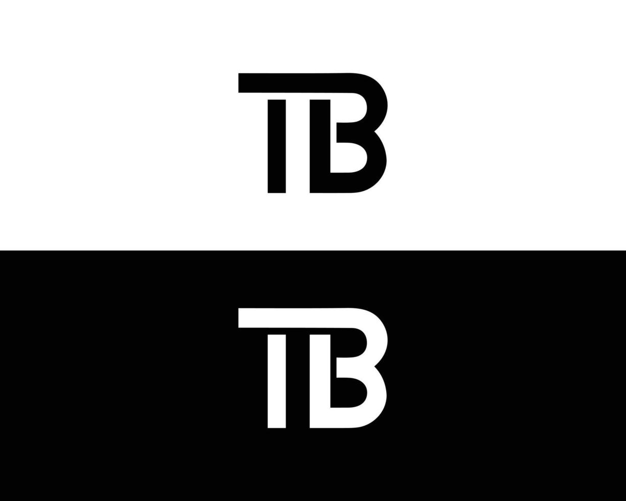 Letter TB Logo Design Monogram Template Vector Symbol.