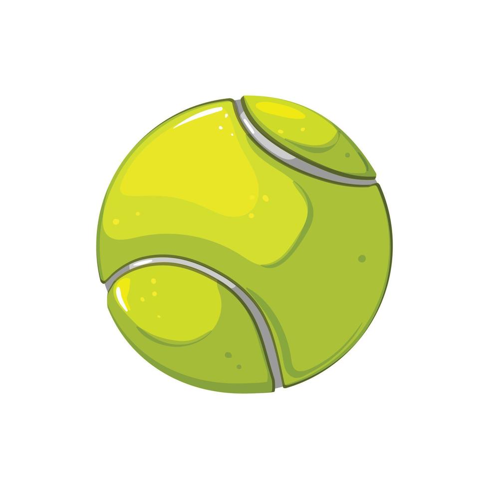 tenis pelota deporte dibujos animados vector ilustración