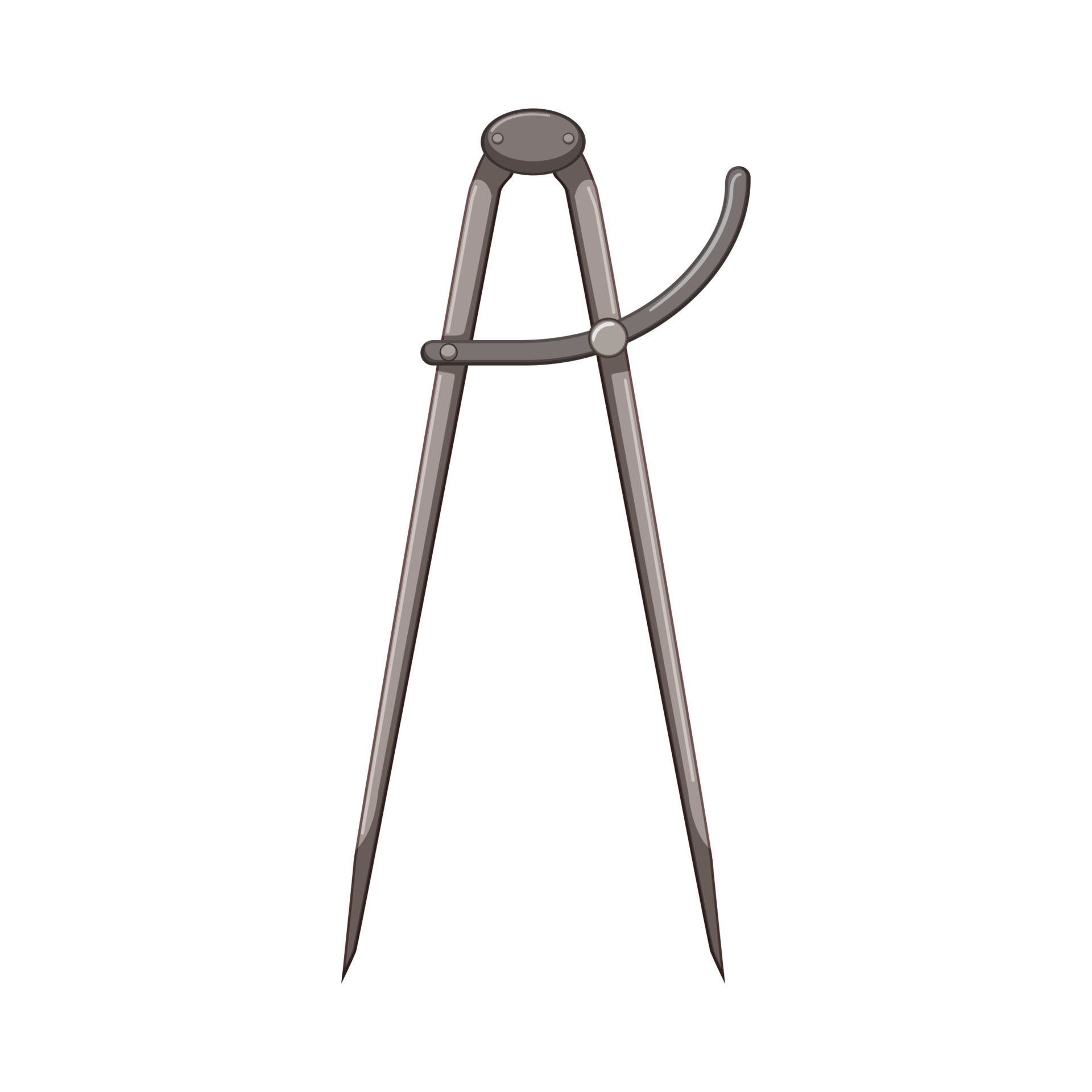 engineer compass divider cartoon vector illustration 20295846 Vector