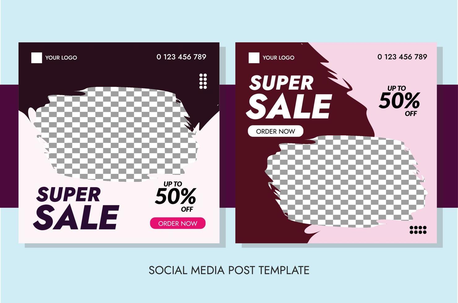 Super sale banner with special price vector