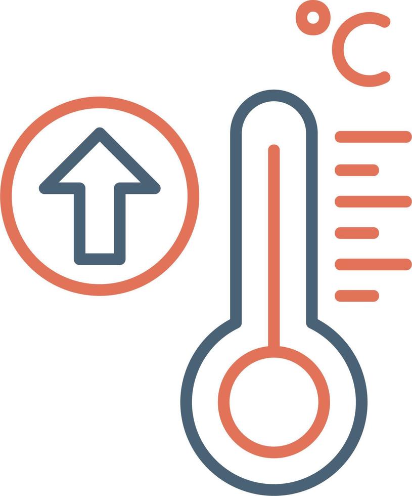 High Temperature Vector Icon