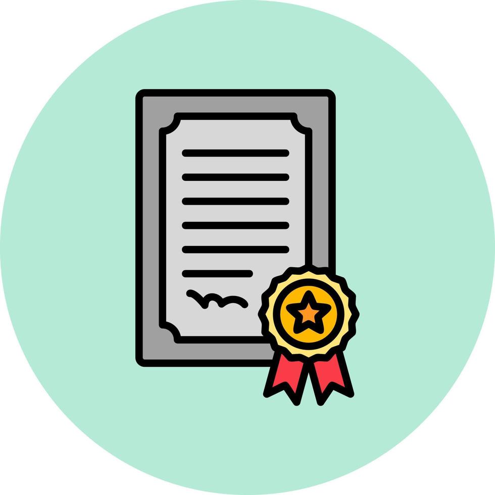 Certificate Vector Icon