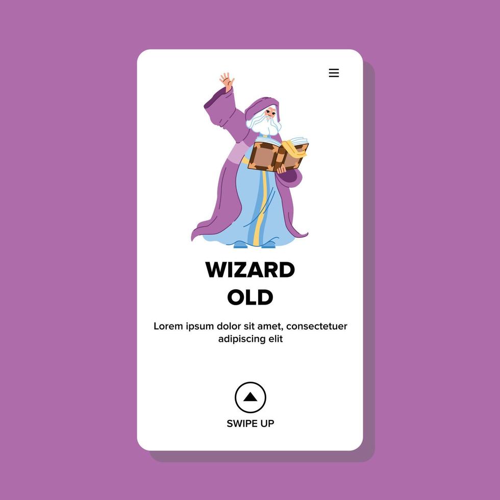 wizard old vector