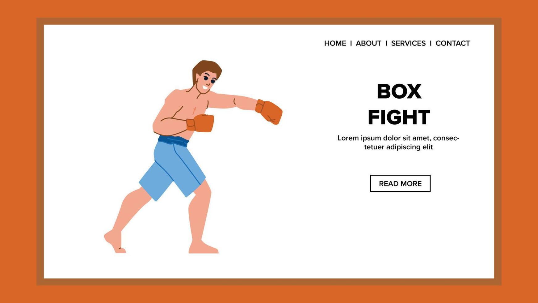 box fight vector