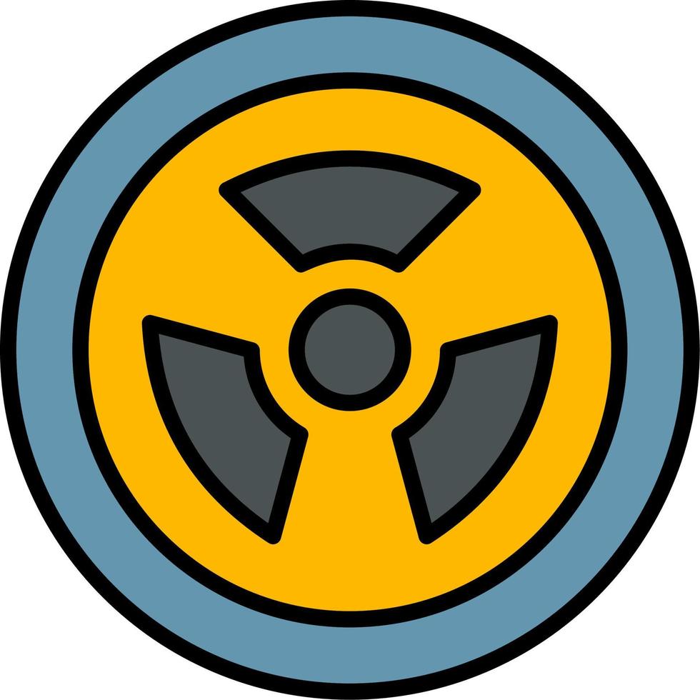 Radiation Vector Icon