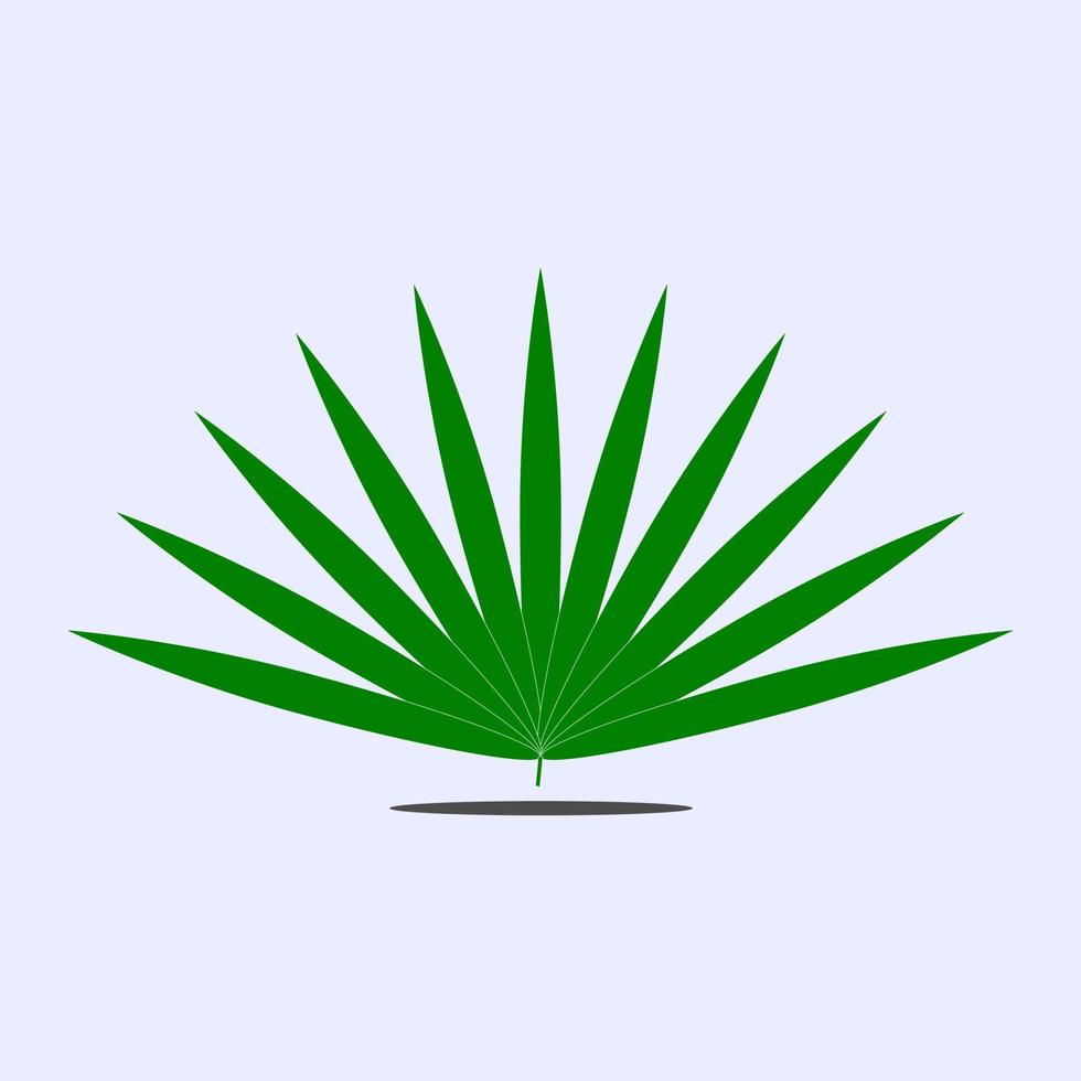 Leaf floral design template vector