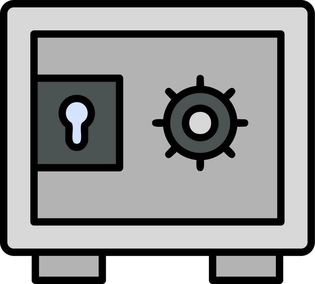 Safe Box Vector Icon