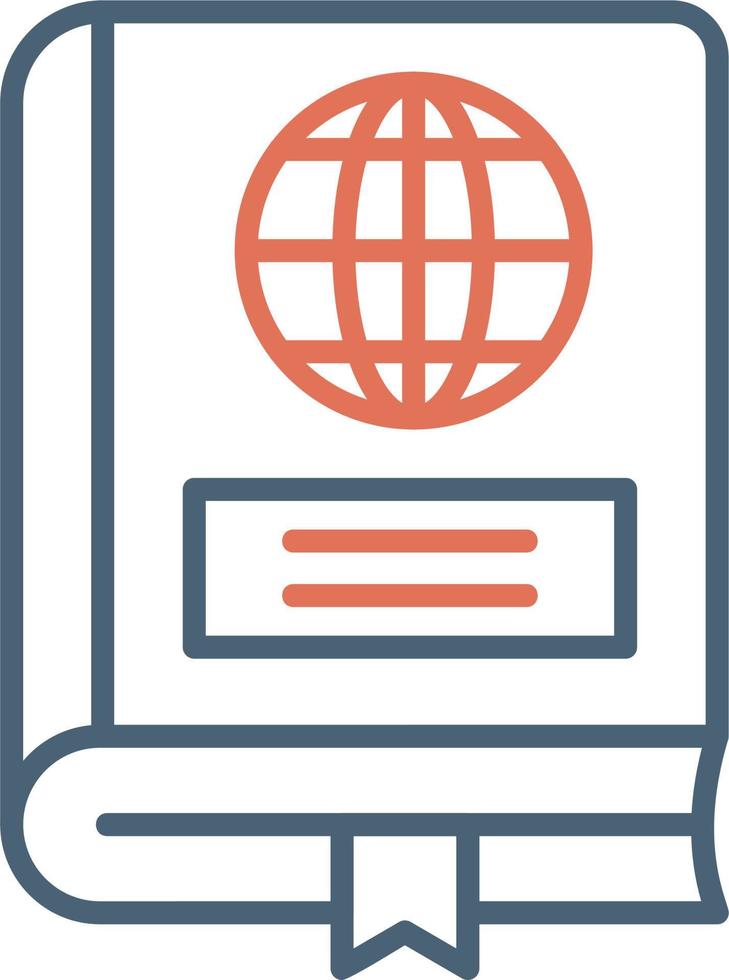 Geography Book Vector Icon