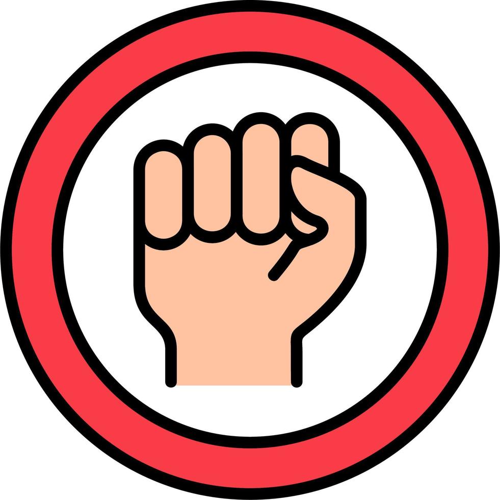No Racism Vector Icon