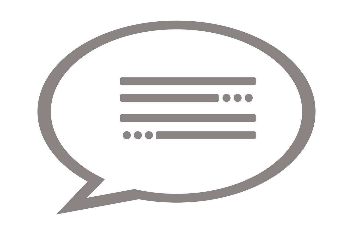 Text Message Chat icon. Speech Bubble With Text Lines. Comment icon Dialog and Conversation symbol. Opened Envelope Icon. Receive mail icon sms line. vector