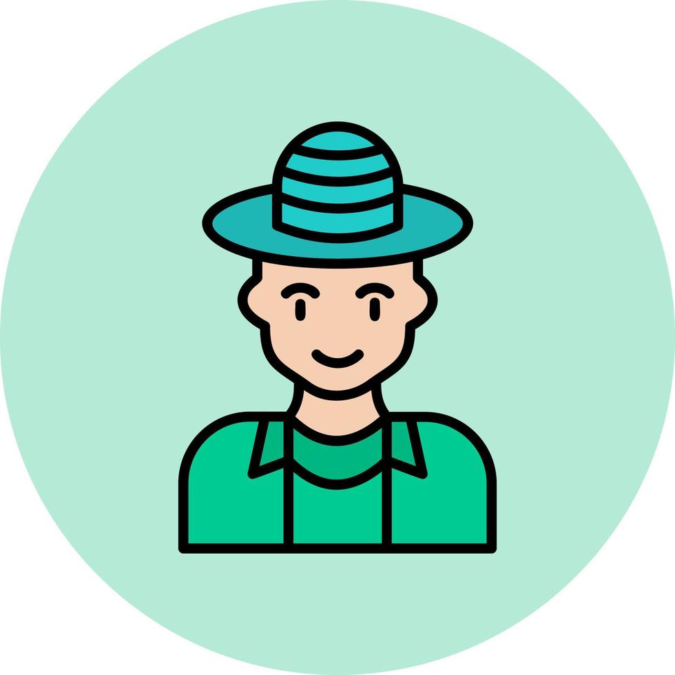 Tourist man Vector Icon