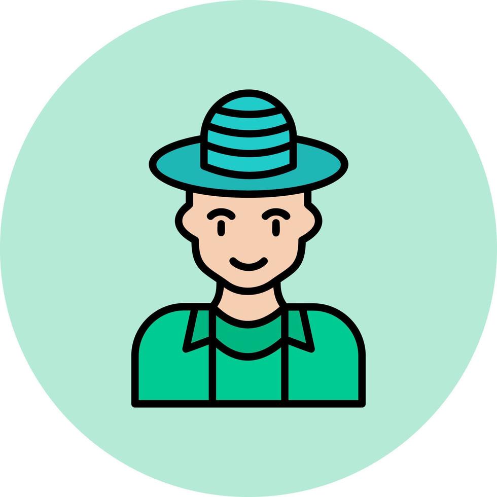 Tourist man Vector Icon