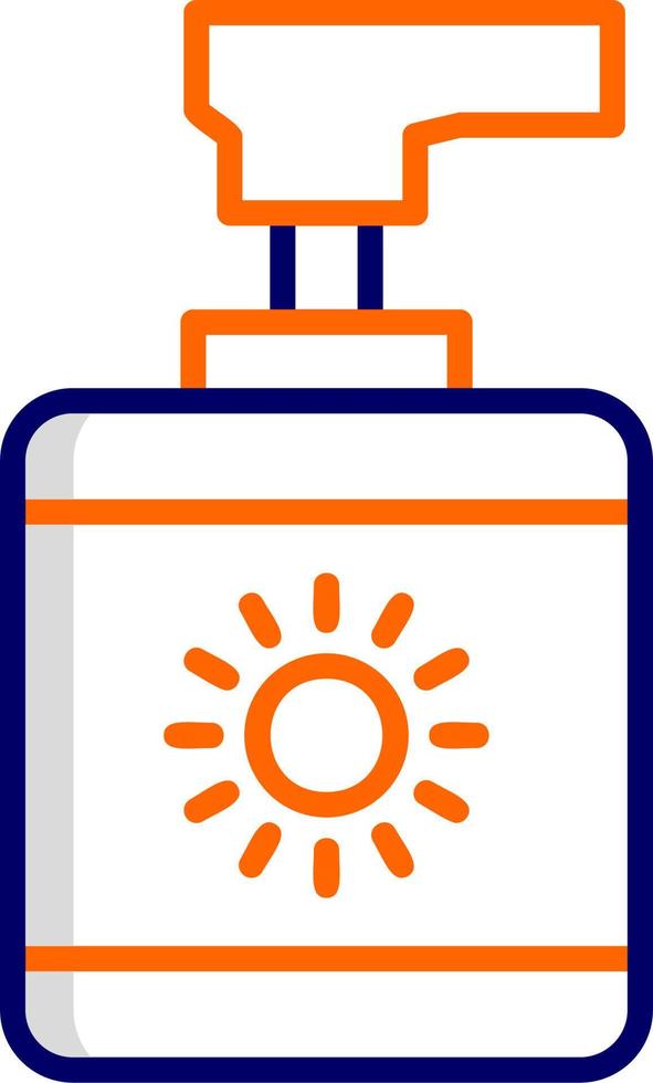 Sunblock Vector Icon