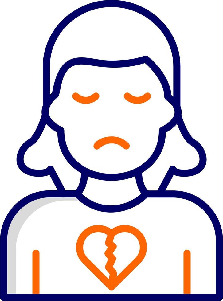 Broken Heart Vector Icon