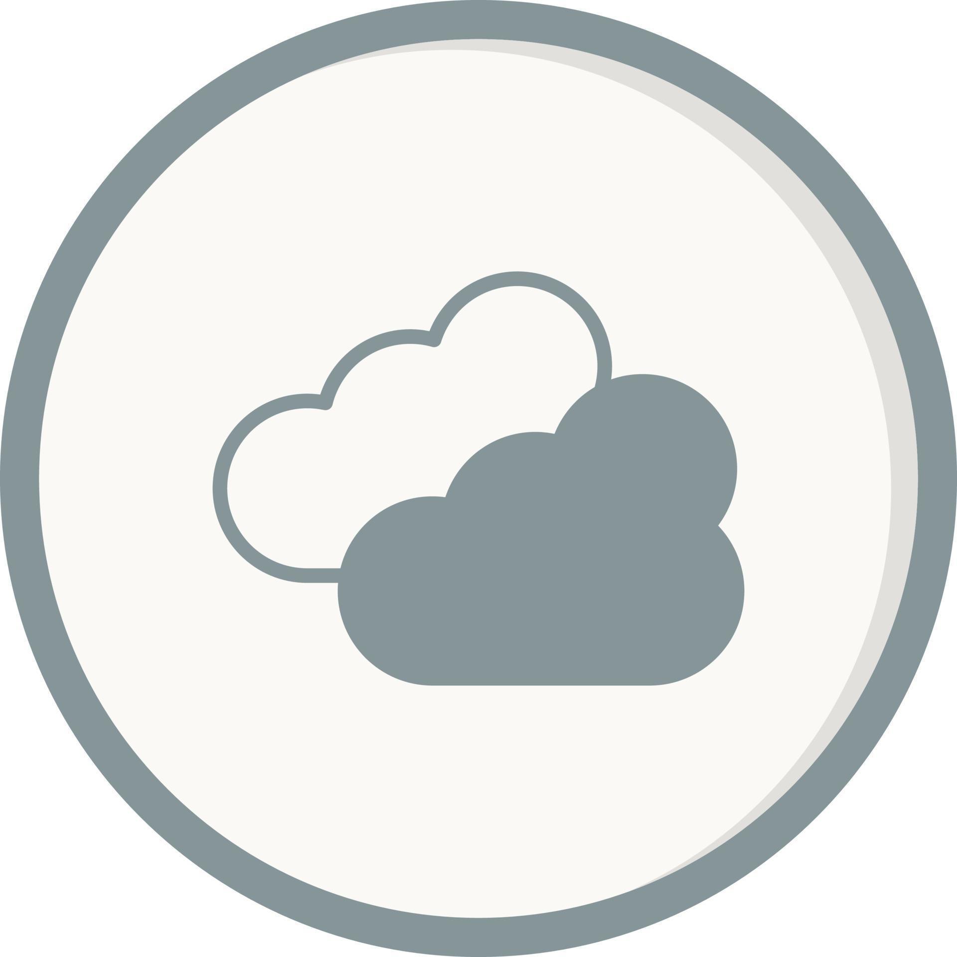 Cloud Vector Icon 20296574 Vector Art at Vecteezy