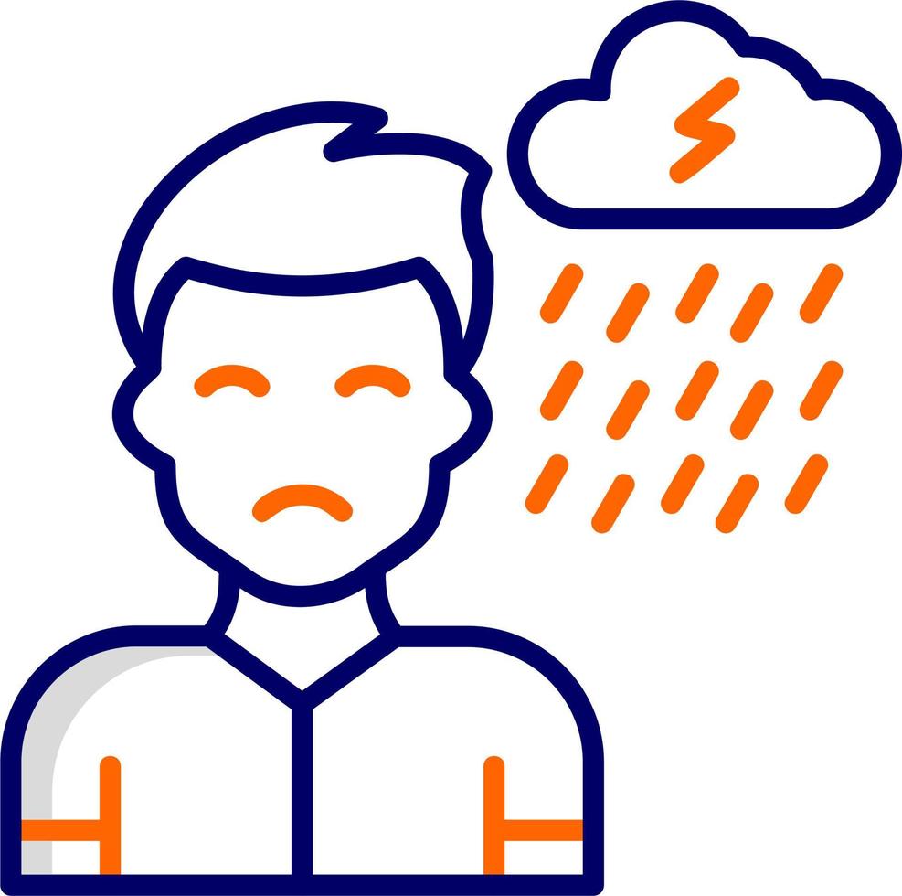 Depression Vector Icon