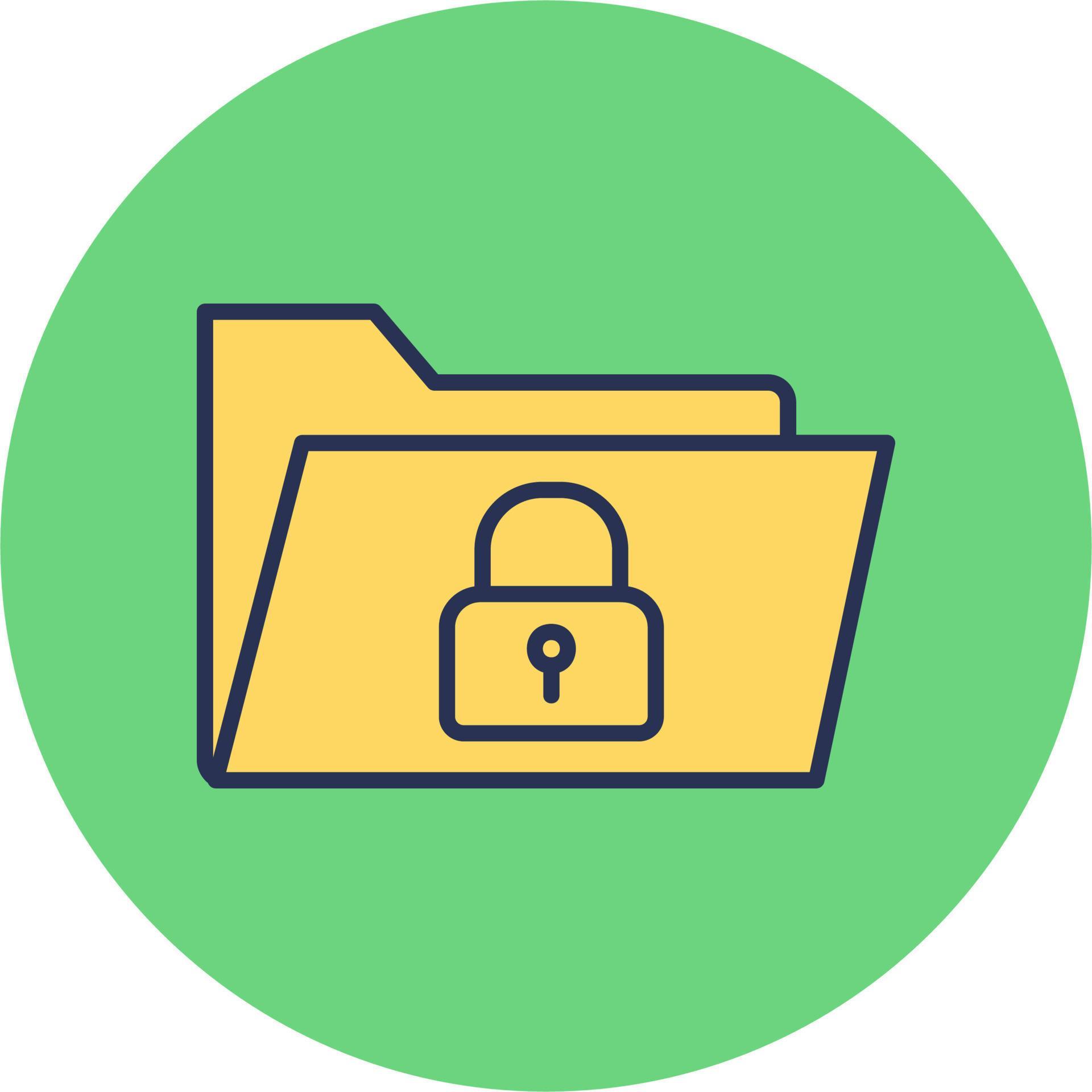 Secure Data Vector Icon 20296819 Vector Art at Vecteezy