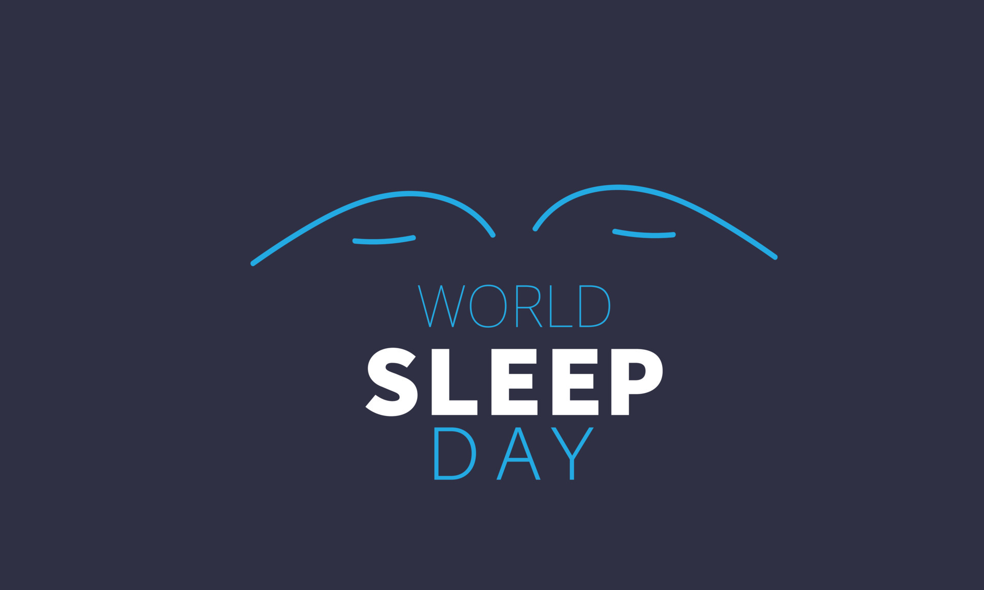 World Sleep Day. Holiday concept. Template for background, banner, card