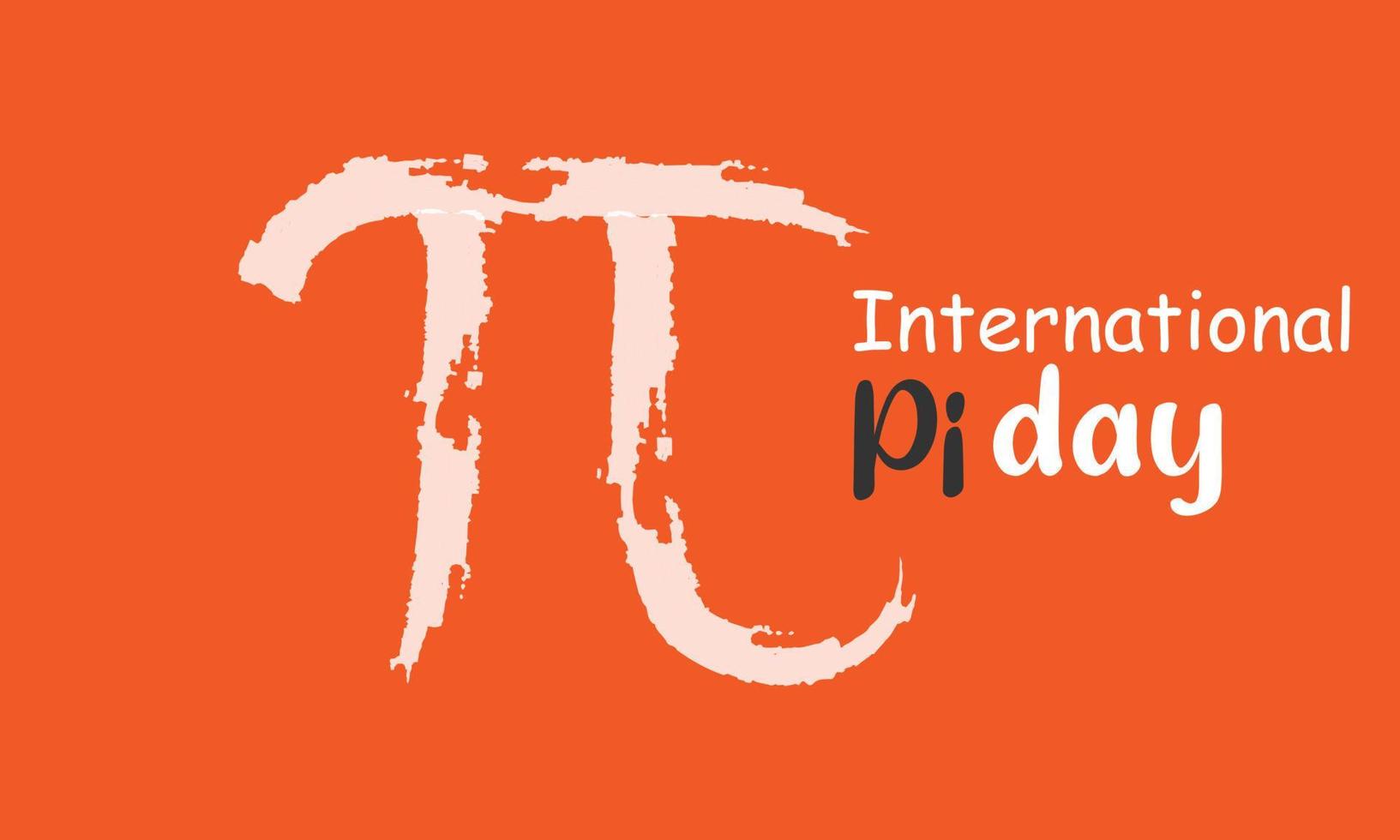 Happy National Pi Day. March 14. Holiday concept. Template for
